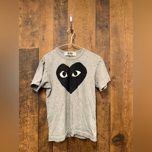 Comme des garçons women’s grey t shirt small